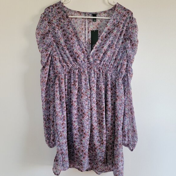 wild fable Dresses & Skirts - NWT Wild Fable Floral Dress Large